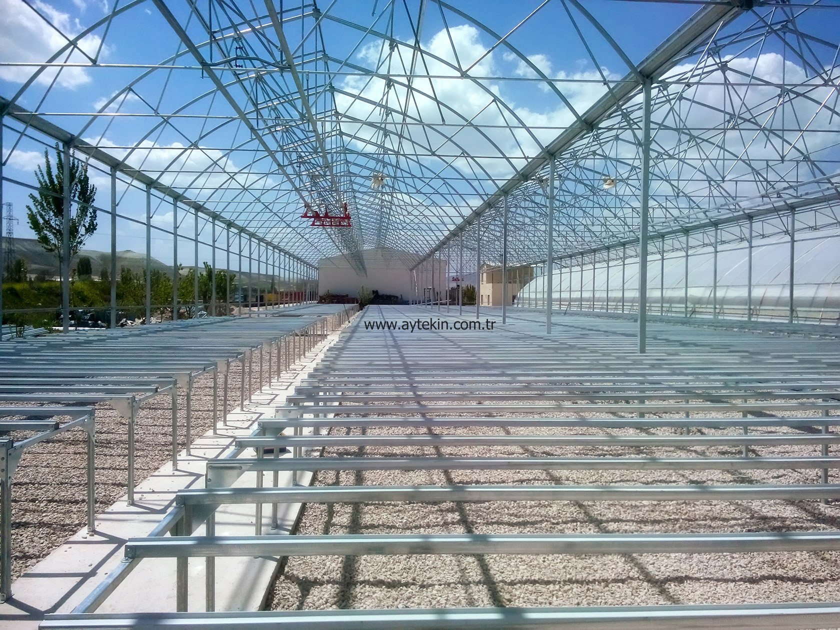 modern seedling greenhouse